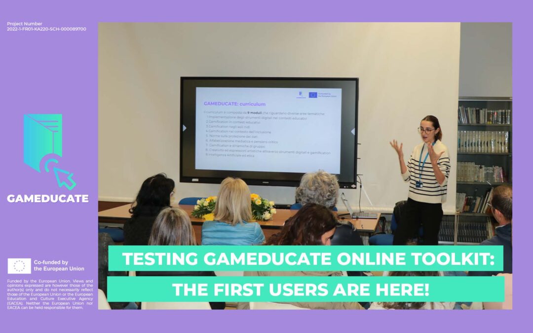 GAMEDUCATE – Testing the online toolkit