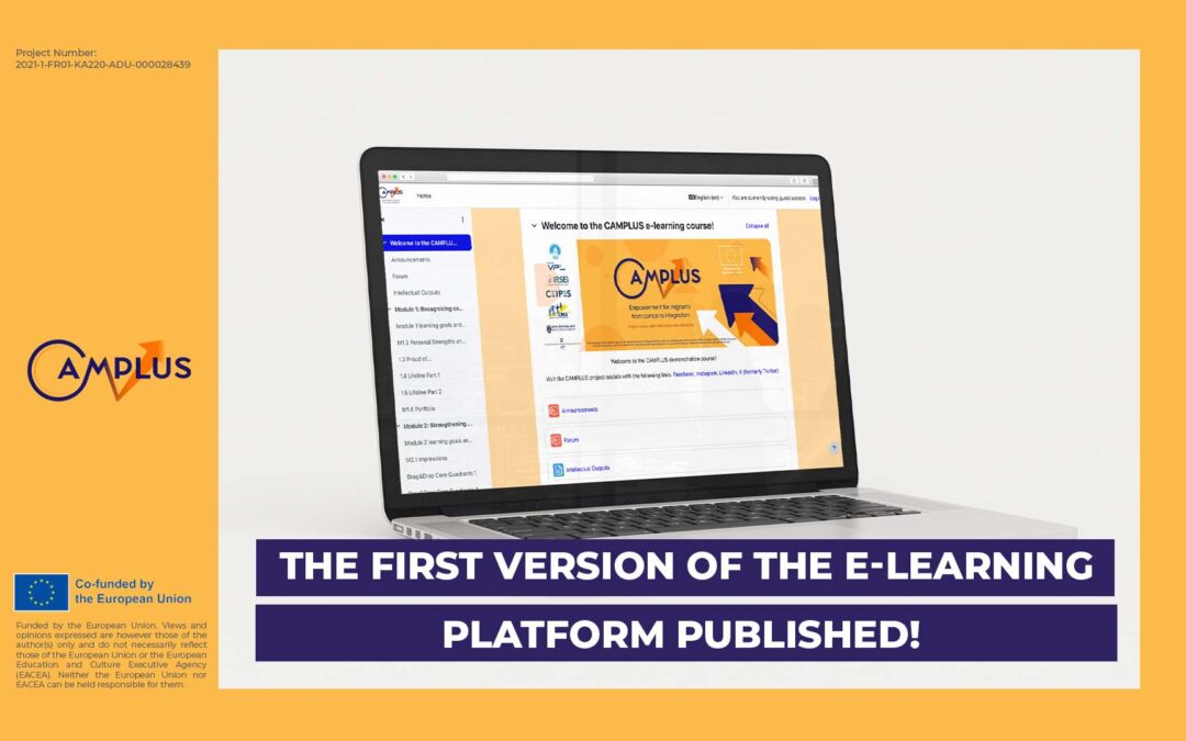 CAMPLUS – La prima versione della piattaforma di e-learning è online!