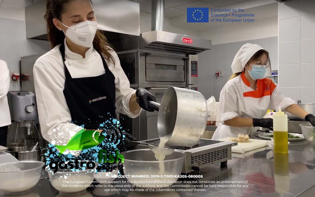 GASTROFISH – Video recipes recording at Euroform for the project